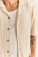 Load image into Gallery viewer, Rhythm Relaxed Stripe Shirt - Natural
