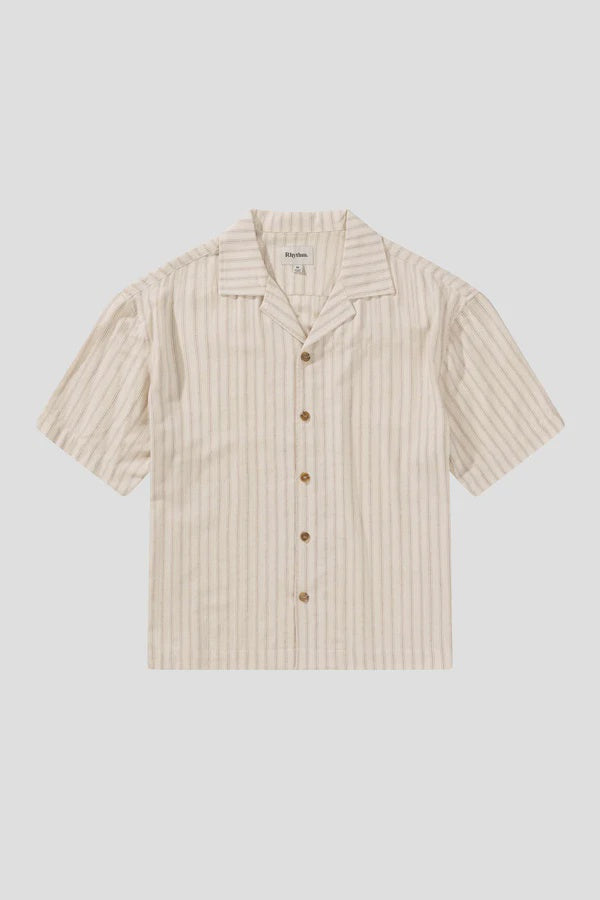 Rhythm Relaxed Stripe Shirt - Natural