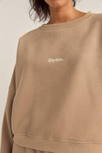 Load image into Gallery viewer, Rhythm Logo Crew Neck Fleece - Taupe
