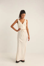 Load image into Gallery viewer, Rhythm Bias Cut Maxi Skirt - Cream
