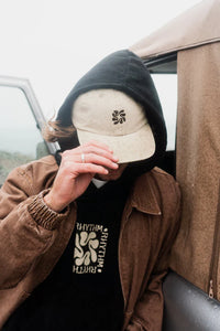 Rhythm Grange Fleece Hood - Black