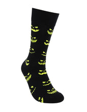 Load image into Gallery viewer, Foot-ies Scary Night Organic Cotton Sock - Blk
