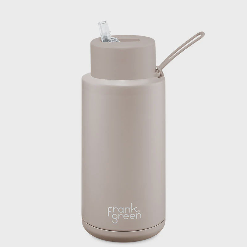 Frank Green 1L Ceramic Reusable Bottle - Moon Dust