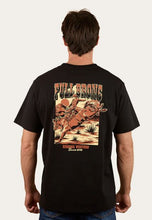 Load image into Gallery viewer, Ringers Western Full Bronc Mens Loose Fit T-Shirt - Black

