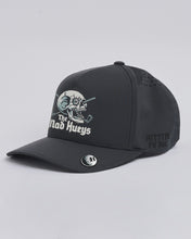 Load image into Gallery viewer, The Mad Hueys Hittin FK All FlexFit 110A Gold Cap - Black
