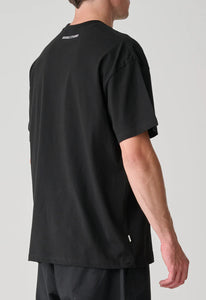 S Double Godfather SS Tee - Black