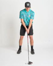 Load image into Gallery viewer, The Mad Hueys Hueys Golf SS Polo - Teal
