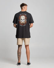 Load image into Gallery viewer, The Mad Hueys Caught Fk All SS Tee - Black
