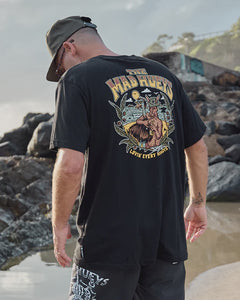 The Mad Hueys Lovin Every Minute SS Tee - Black