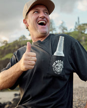 Load image into Gallery viewer, The Mad Hueys Good Day For A Shoey Oversized Tee - Washed Black
