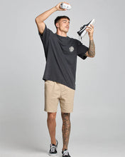 Load image into Gallery viewer, The Mad Hueys Good Day For A Shoey Oversized Tee - Washed Black

