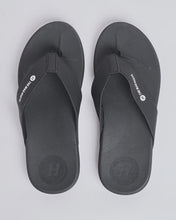 Load image into Gallery viewer, The Mad Hueys Hueys Wide Strap Thongs - Black
