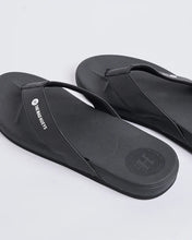 Load image into Gallery viewer, The Mad Hueys Hueys Wide Strap Thongs - Black
