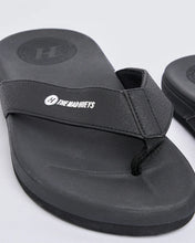 Load image into Gallery viewer, The Mad Hueys Hueys Wide Strap Thongs - Black
