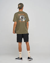 Load image into Gallery viewer, The Mad Hueys Cookedaburra Trio SS Tee - Olive
