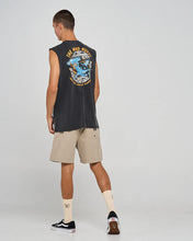 Load image into Gallery viewer, The Mad Hueys Get Hammered Muscle - Washed Black
