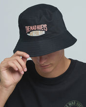 Load image into Gallery viewer, The Mad Hueys Day For It Froggies Reversible Bucket Hat - Vintage Black
