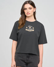 Load image into Gallery viewer, The Mad Hueys Fkd If I Know Womens Boxy Tee - Vintage Black
