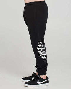 The Mad Hueys Speeding Huey Trackpant - Black