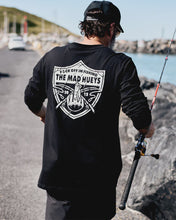 Load image into Gallery viewer, The Mad Hueys Raider Fk Off Fishing L/S Tee - Black
