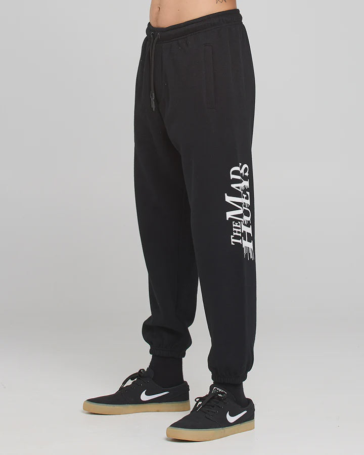 The Mad Hueys Speeding Hueys Relaxed Trackpant - Black