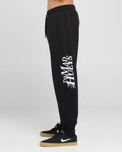 Load image into Gallery viewer, The Mad Hueys Speeding Hueys Relaxed Trackpant - Black
