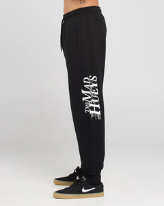 The Mad Hueys Speeding Hueys Relaxed Trackpant - Black