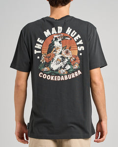 The Mad Hueys Stranded Cookedaburra Tee - Vintage Black