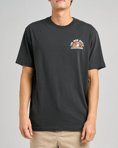 The Mad Hueys Stranded Cookedaburra Tee - Vintage Black
