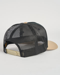 The Mad Hueys Drop Anchor Twill Trucker - Black