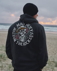 The Mad Hueys On The Rocks Hooded Pullover - Vintage Black
