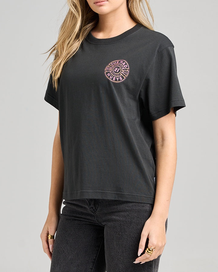 The Mad Hueys Mad Series Tee - Vintage Black