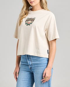 The Mad Hueys Side Saddle Boxy Tee - Stone
