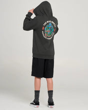 Load image into Gallery viewer, The Mad Hueys Outcasts Youth Hooded Pullover - Vintage Black
