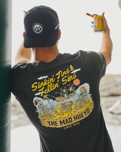 Load image into Gallery viewer, The Mad Hueys Sinkin Tins Tee - Vintage Black
