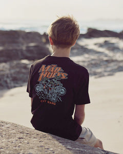 The Mad Hueys Crikey Gang Youth Tee (6-16) - Black