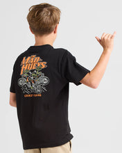 Load image into Gallery viewer, The Mad Hueys Crikey Gang Youth Tee (6-16) - Black
