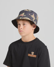 Load image into Gallery viewer, The Mad Hueys Frothin Out Youth Reversible Bucket Hat - Black
