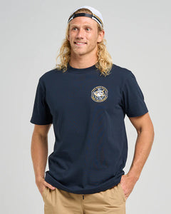 The Mad Hueys Hooked Cuda Tee - Navy