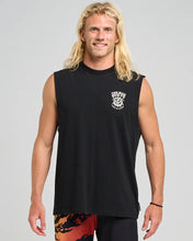 Load image into Gallery viewer, The Mad Hueys Ship Wheel Beers Muscle Singlet - Black
