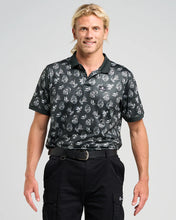 Load image into Gallery viewer, The Mad Hueys Sailor Anchor Polo - Black
