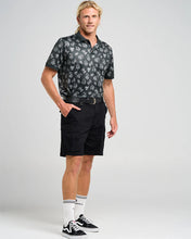 Load image into Gallery viewer, The Mad Hueys Sailor Anchor Polo - Black
