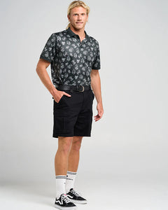 The Mad Hueys Sailor Anchor Polo - Black