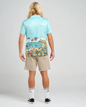 Load image into Gallery viewer, The Mad Hueys Oz Straya Party Polo - Aqua
