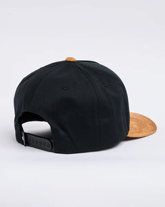 The Mad Hueys Suede Hueys Twill Snapback - Black