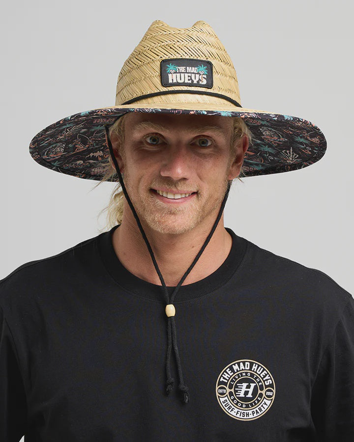 The Mad Hueys She'll Be Right Straw Hat - Natural