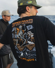 Load image into Gallery viewer, The Mad Hueys Plank Captain Cooked SS Tee - Black
