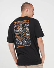 Load image into Gallery viewer, The Mad Hueys Plank Captain Cooked SS Tee - Black
