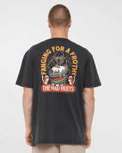 Load image into Gallery viewer, The Mad Hueys Fanging Keg Tee - Washed Black
