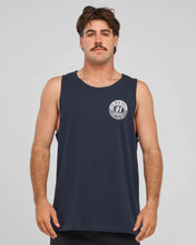 Load image into Gallery viewer, The Mad Hueys Checker Hueys Tank - Navy
